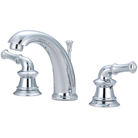 Procomfort 4.62 in. Two Handle Lavatory Widespread Faucet - Polished Chrome PR3126765
